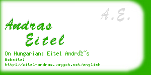 andras eitel business card